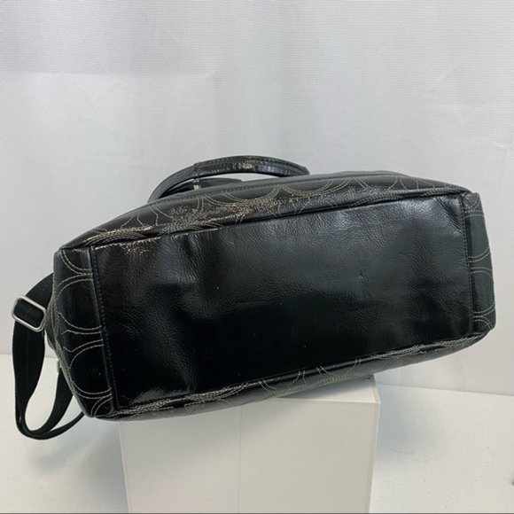 Coach Patent Leather Weekender, Signature C Diaper or Travel Bag - Picture 12 of 17